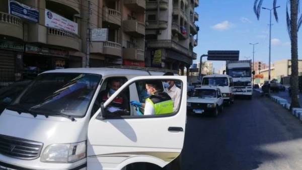 ضبط 7240 سائق لعدم الإلتزام بإرتداء الكمامات الواقية