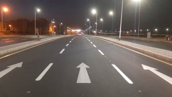 الانتهاء من تطوير وتوسعة محور جمال عبدالناصر بطول بمدينة الشروق