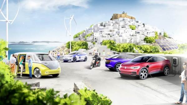 جزيرة يونانية تتحول بالكامل للسيارات الكهربائية