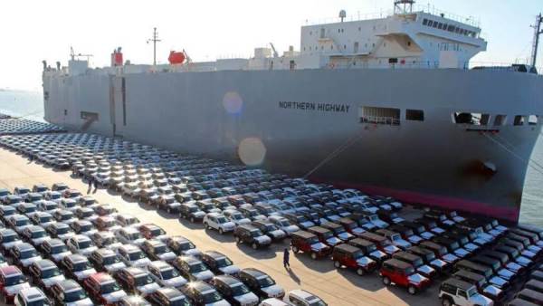 تصدير سيارات صينية مستعملة لمصر