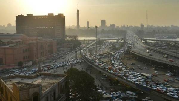 حركة السيارات في القاهرة