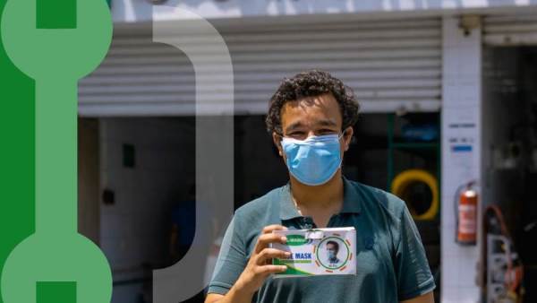 كمامات طبية مجانية من أوبر