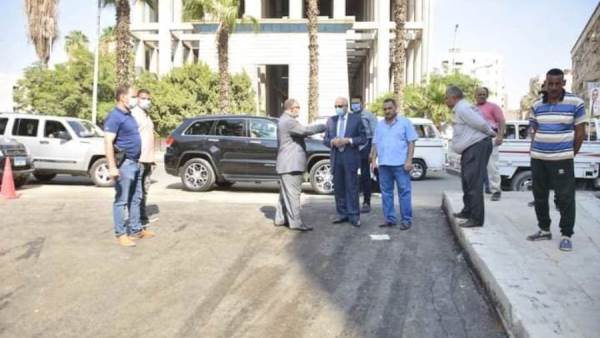 تطوير شوارع في الجيزة