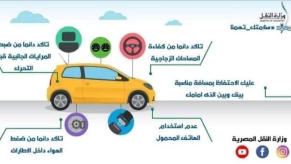 نصائح لحماية سائقي السيارات ومستخدمي الطرق