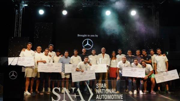 ستار الوطنية للسيارات SNA تهدي سيارة مرسيدس للفائزين ببطولة ستار بادل