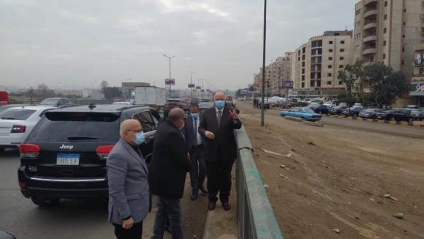 محافظ القاهرة يزور محيط توسعات نفق زهراء المعادي