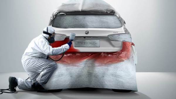 رش كامل جسم سيارات MG من الوكيل