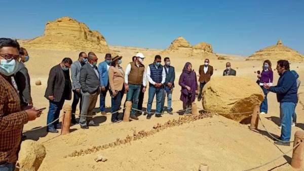 وزيرة البيئة تزور محميات الفيوم ضمن رالى تحدى صحراء مصر
