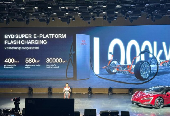 Super e-Platform flash charging