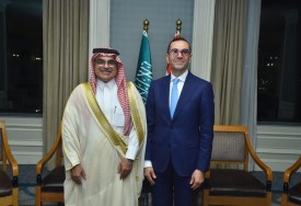 وزير الاستثمار المصري مع الوفد السعودي
