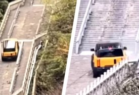 شيري فولوين X3L تفشل في اختبار صعود درج بوابة السماء الصينية