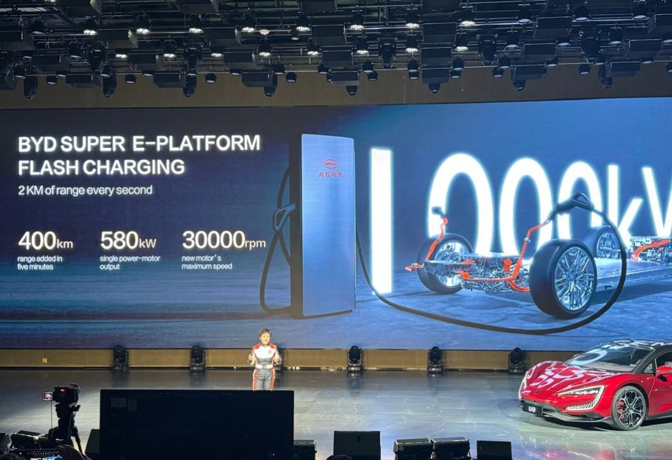 Super e-Platform flash charging