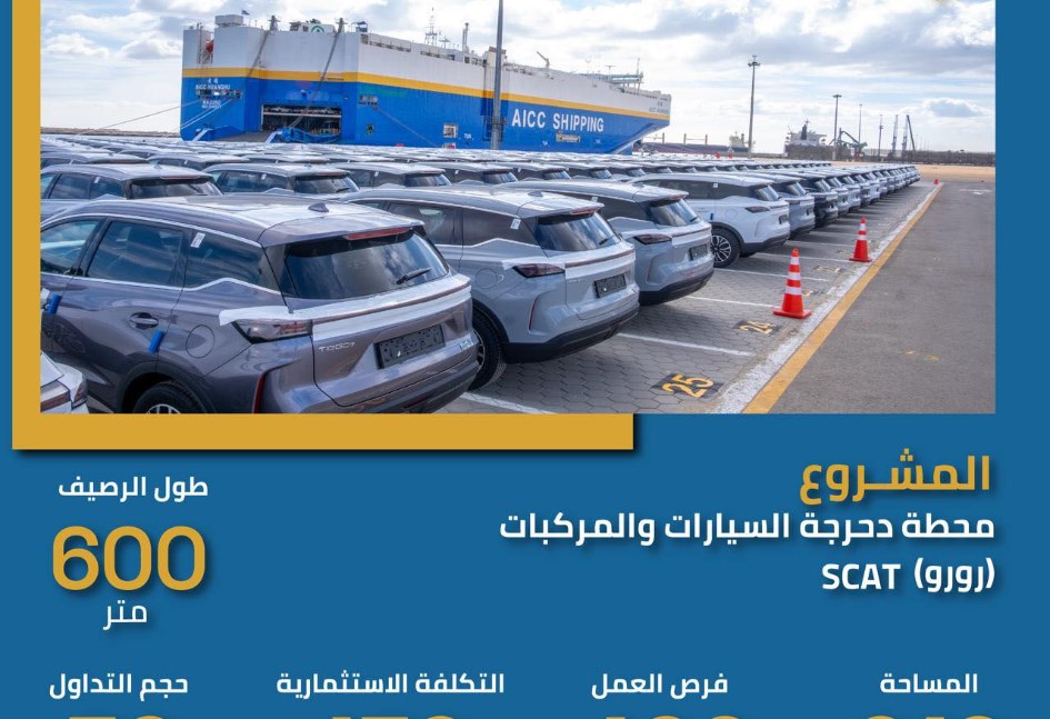 محطة تداول السيارات الجديدة بمصر