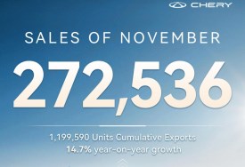 شيري تحقق مبيعات قدرها 2.56 مليون سيارة