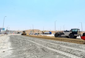 تطوير طرق القاهرة الجديدة