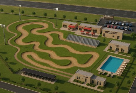 حلبة جديدة للدراجات النارية بمصر