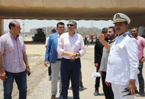 متابعة للمحاور المرورية في محيط المتحف المصري الكبير