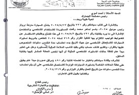 منشور استيرادي جديد