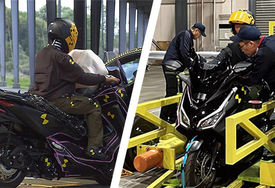 وسائد هوائية للدراجات النارية