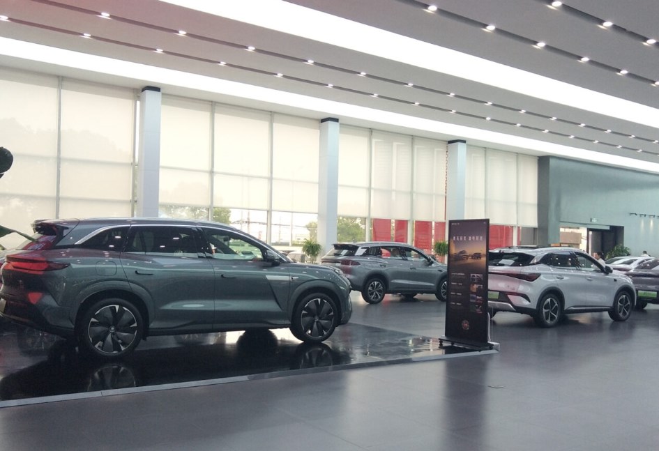 صالات عرض BYD في الصين