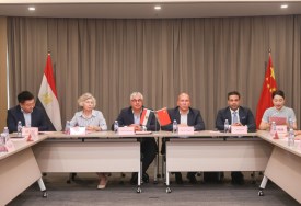 لقاء وفد المنطقة الاقتصادية لقناة السويس ومجموعة SOHO الصينية