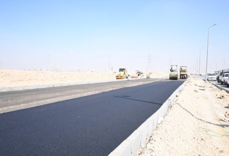 جولة وزير الاسكان بمحور التسعين الشمالي