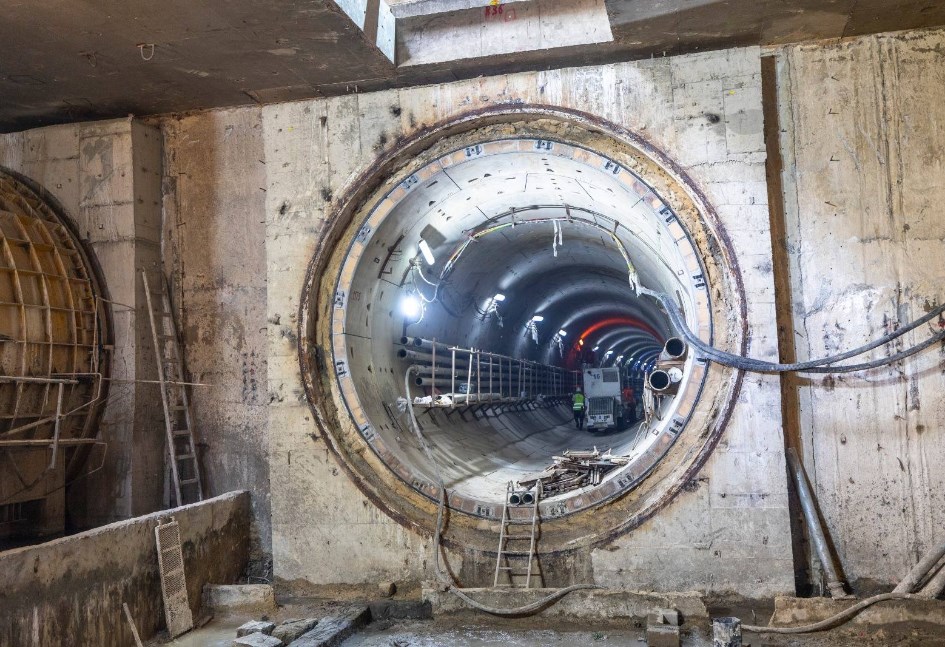 أعمال المرحلة الأولي للخط الرابع