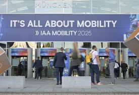 مدخل معرض IAA MOBILITY 2025 الذي أقيم في ميونيخ