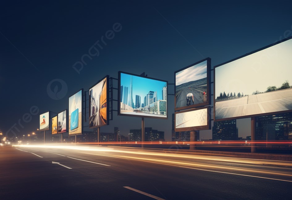 الاعلانات علي الطرق