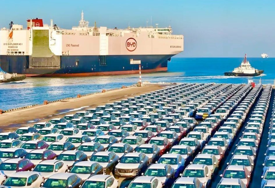 تصدير سيارات بي واي دي