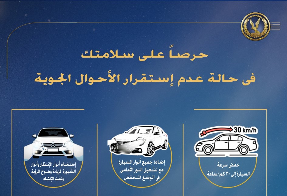 انفوجراف للتعامل مع مشكلة الغبار اليوم