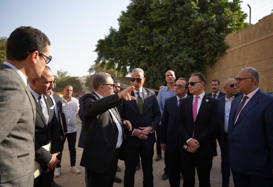 إخلاء  ساحة التحفظ على المركبات بحي الدقي