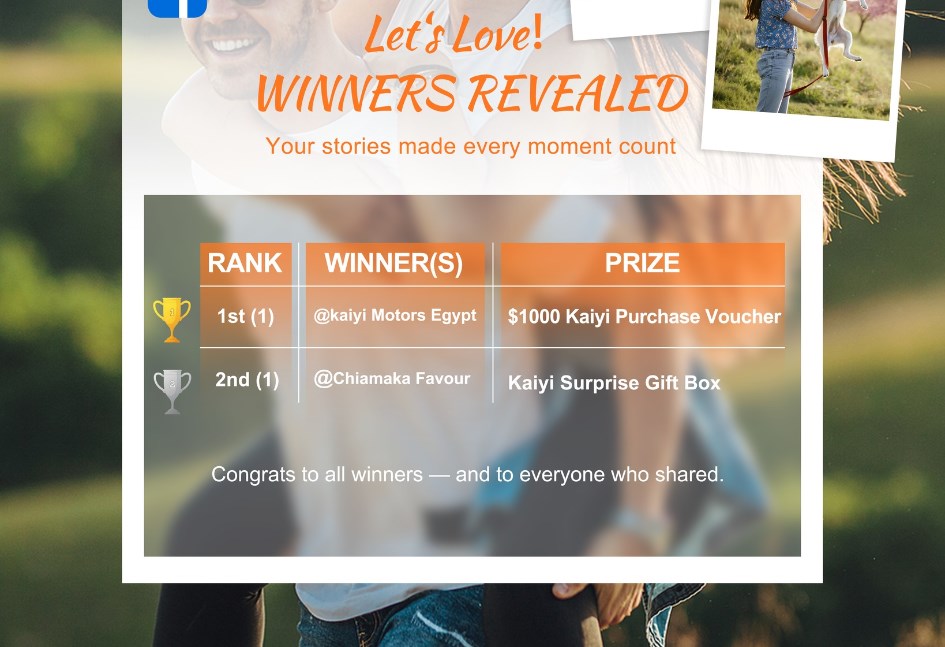 فوز وكيل كايي مصر بمسابقة للشركة الأم