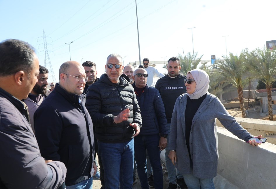 معاينة موقع هبوط مطلع محور 26 يوليو