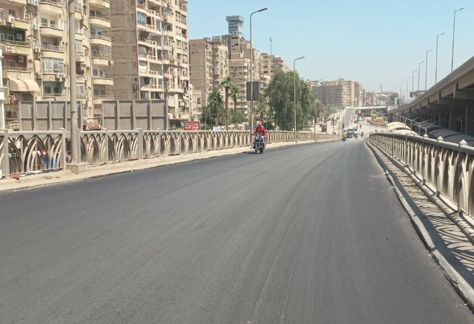 كوبري أرض اللواء بعد الصيانة