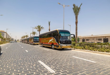 دفعة جديدة من الأتوبيسات تسلم للسوبر جيت