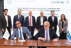توقيع العقد بين ESI وبنك Nxt